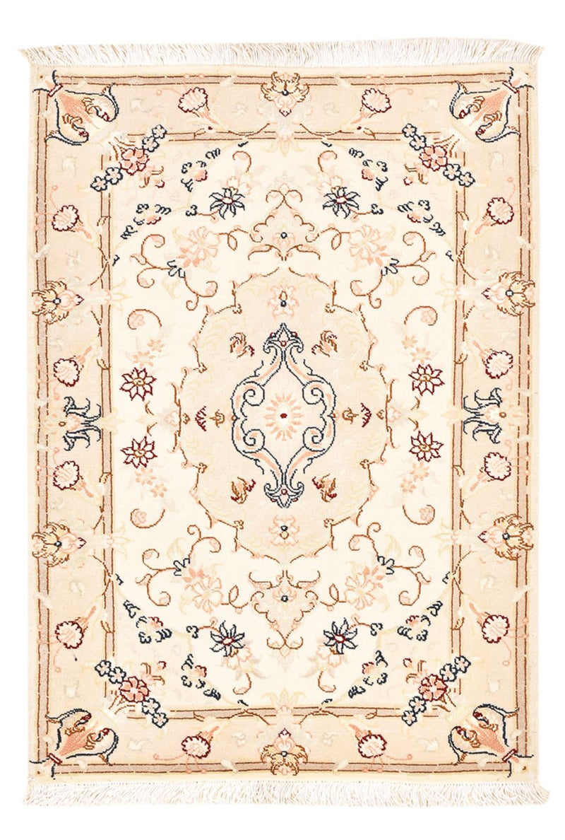 Tapis persan - Tabriz - Royal - 91 x 60 cm - crème