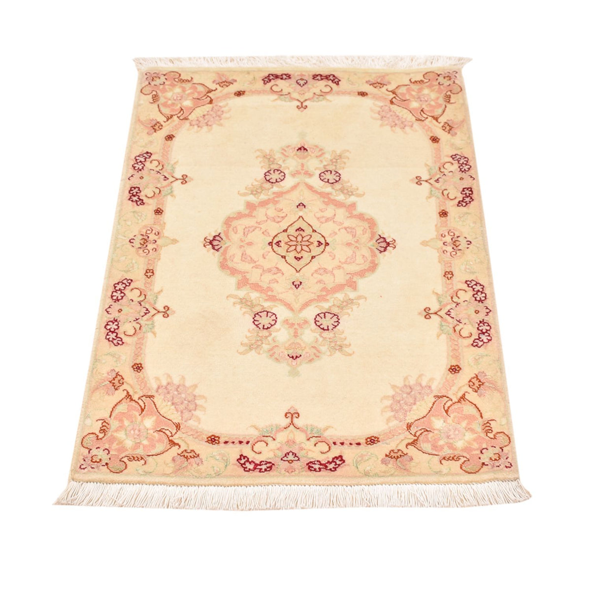 Tapis persan - Tabriz - Royal - 89 x 58 cm - beige clair