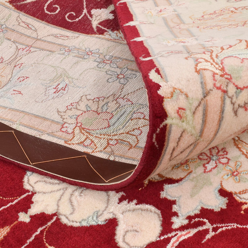 Tapis persan - Tabriz - Royal - 200 x 152 cm - rouge