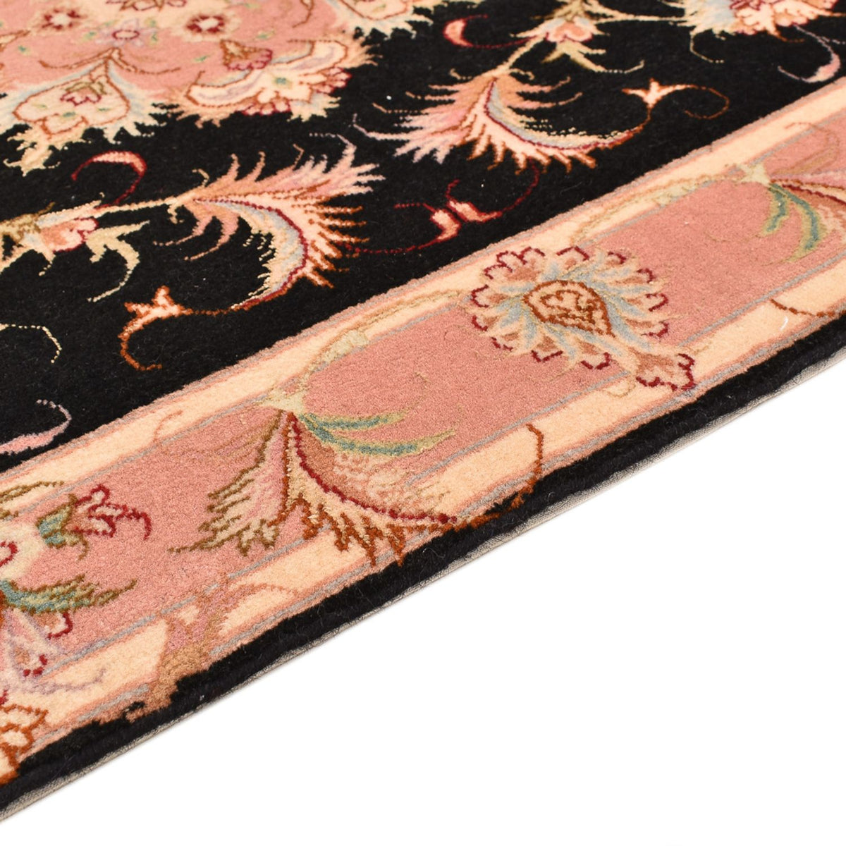 Tapis persan - Tabriz - Royal - 123 x 74 cm - bleu foncé