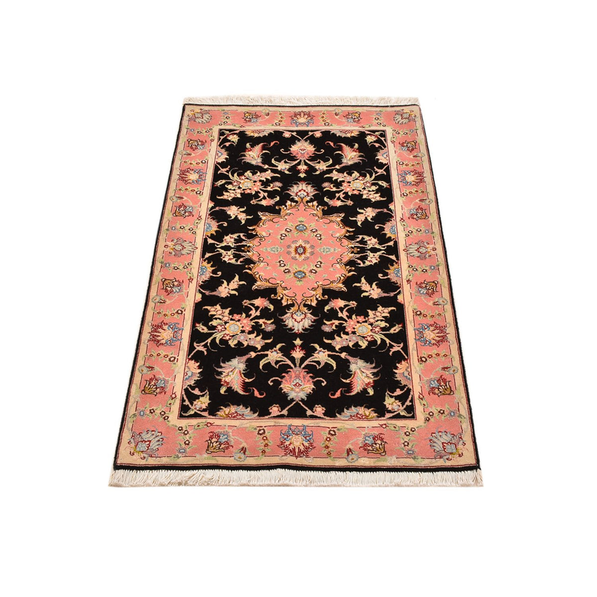 Tapis persan - Tabriz - Royal - 121 x 73 cm - bleu foncé