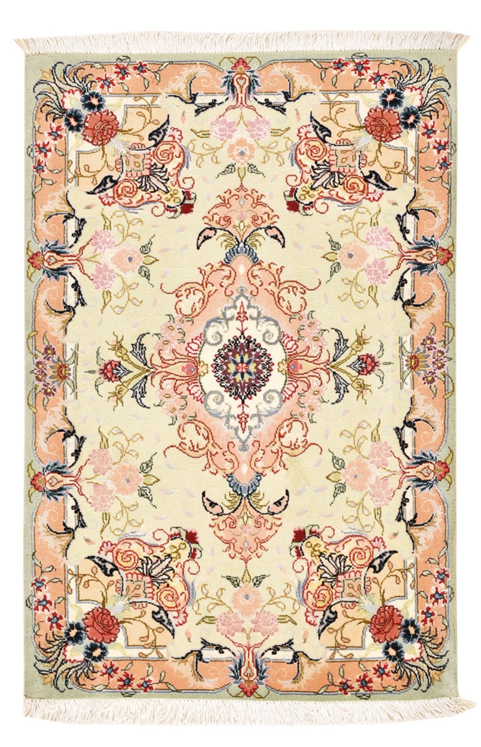 Tapis persan - Tabriz - Royal - 90 x 60 cm - multicolore