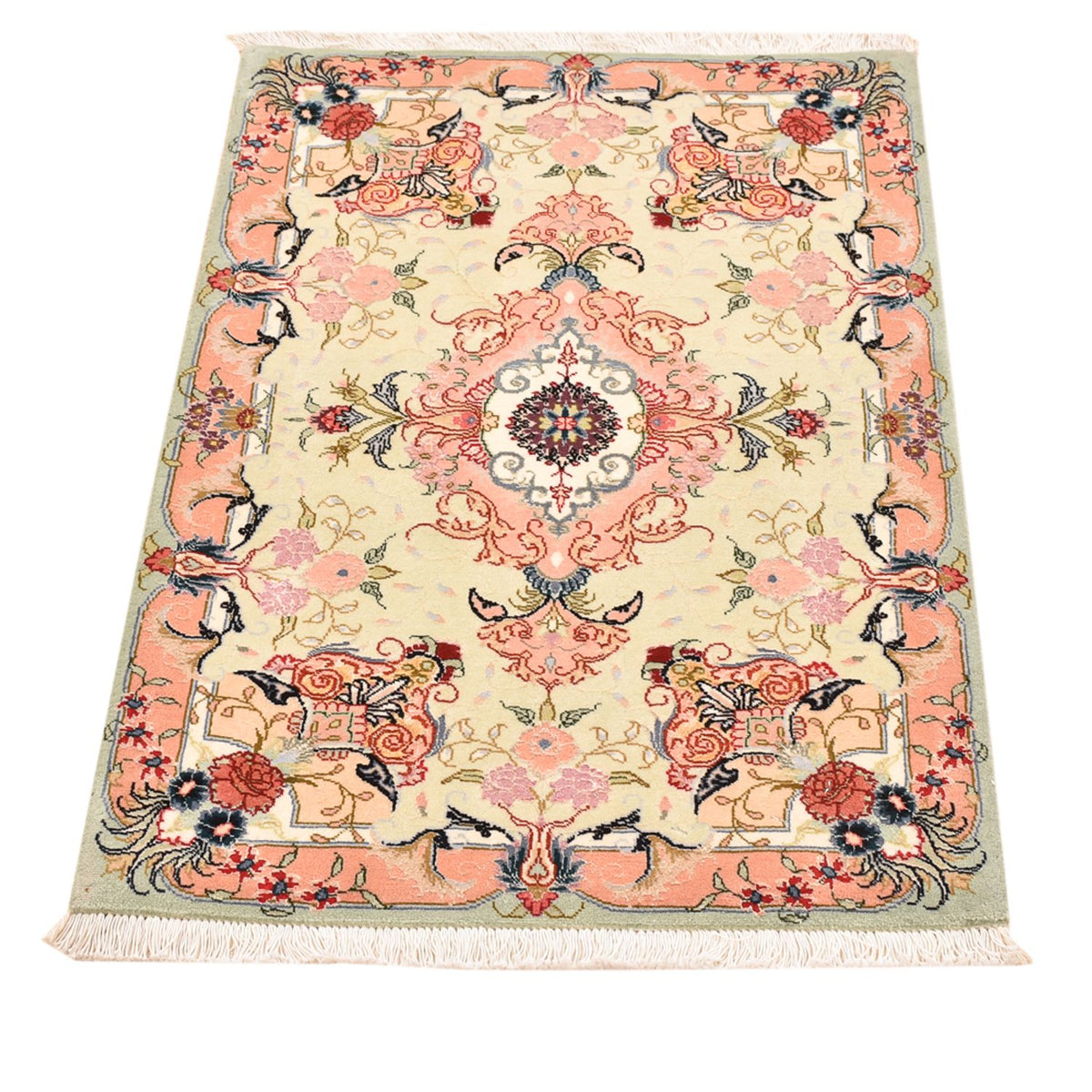 Tapis persan - Tabriz - Royal - 90 x 60 cm - multicolore