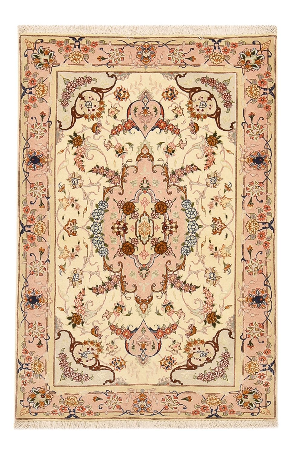 Tapis persan - Tabriz - Royal - 149 x 102 cm - beige