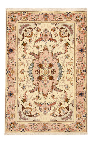 Tapis persan - Tabriz - Royal - 149 x 102 cm - beige