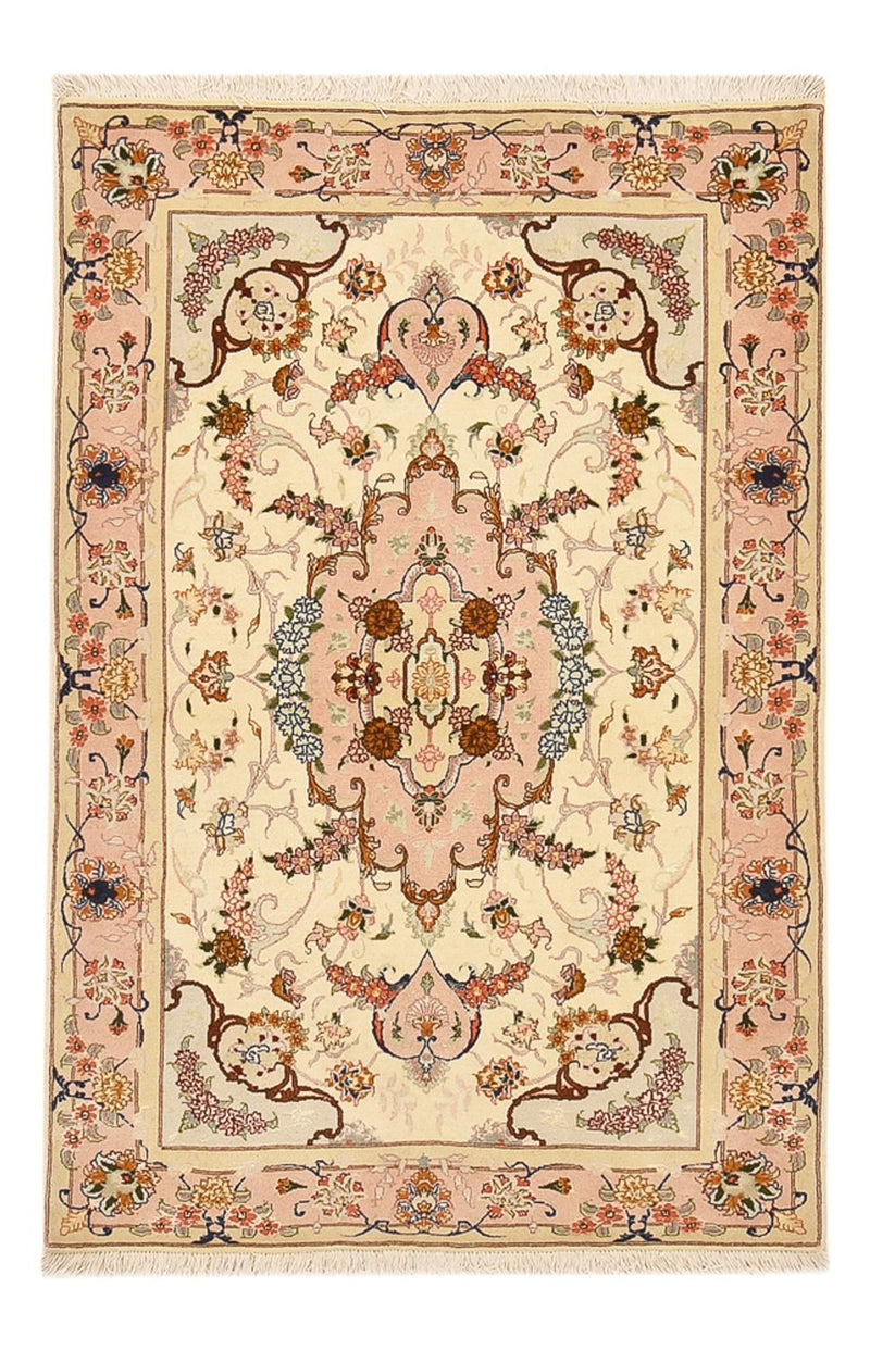Tapis persan - Tabriz - Royal - 149 x 102 cm - beige