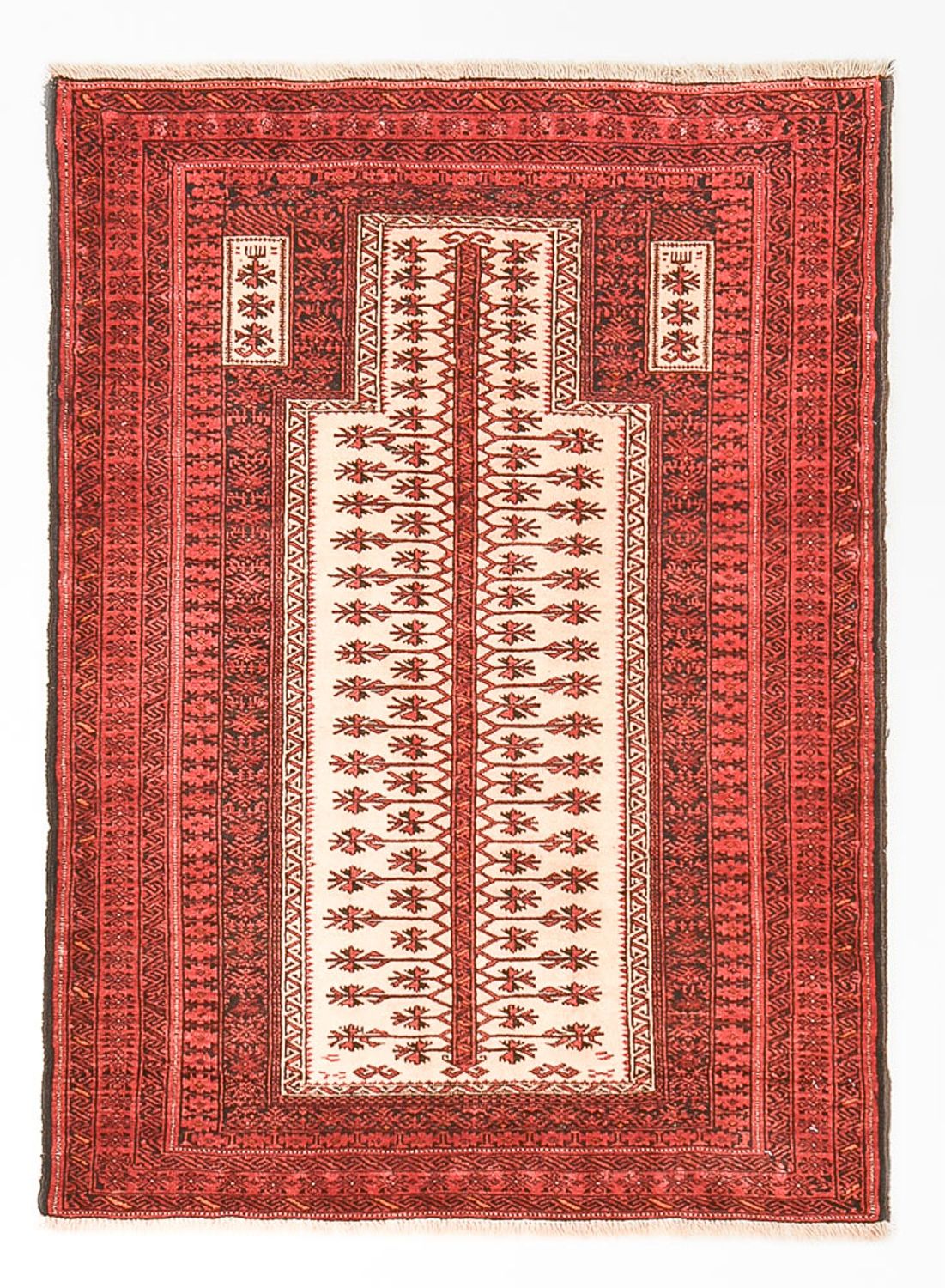 Tapis Belutsch - 143 x 102 cm - rouge