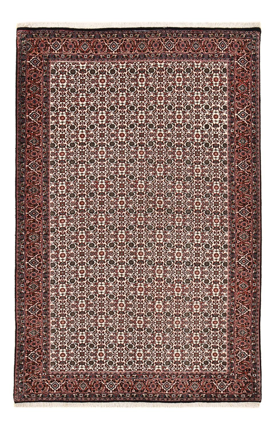 Tapis persan - Bidjar - 208 x 132 cm - rouille