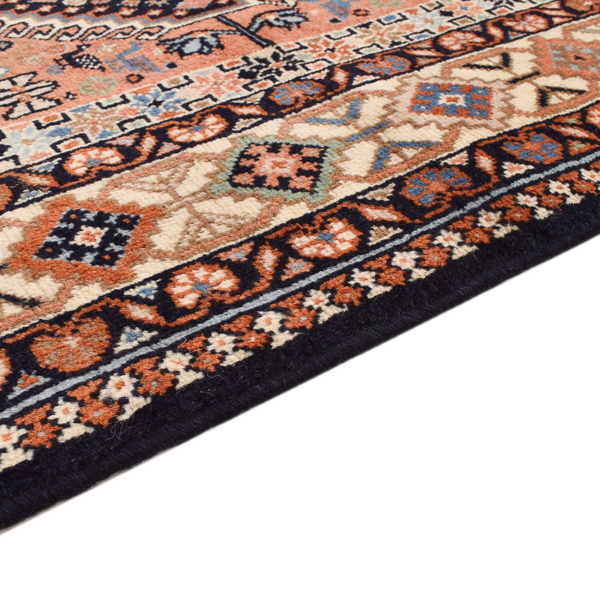 Tapis persan - Nomadic - 225 x 155 cm - rouge clair