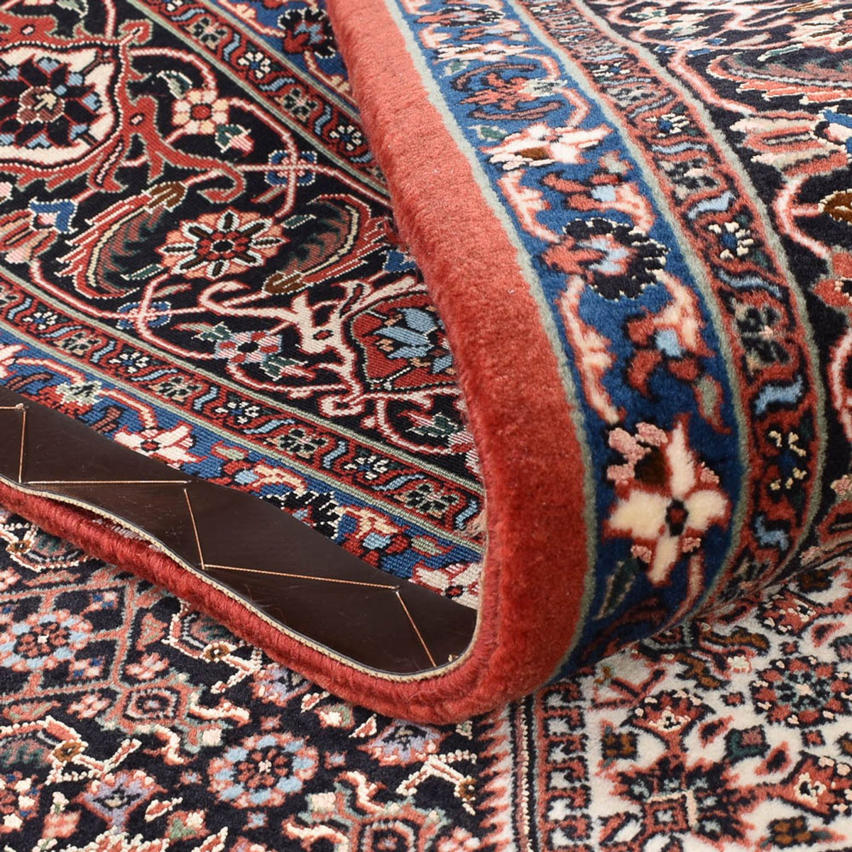 Tapis persan - Bidjar - 295 x 200 cm - rouge foncé