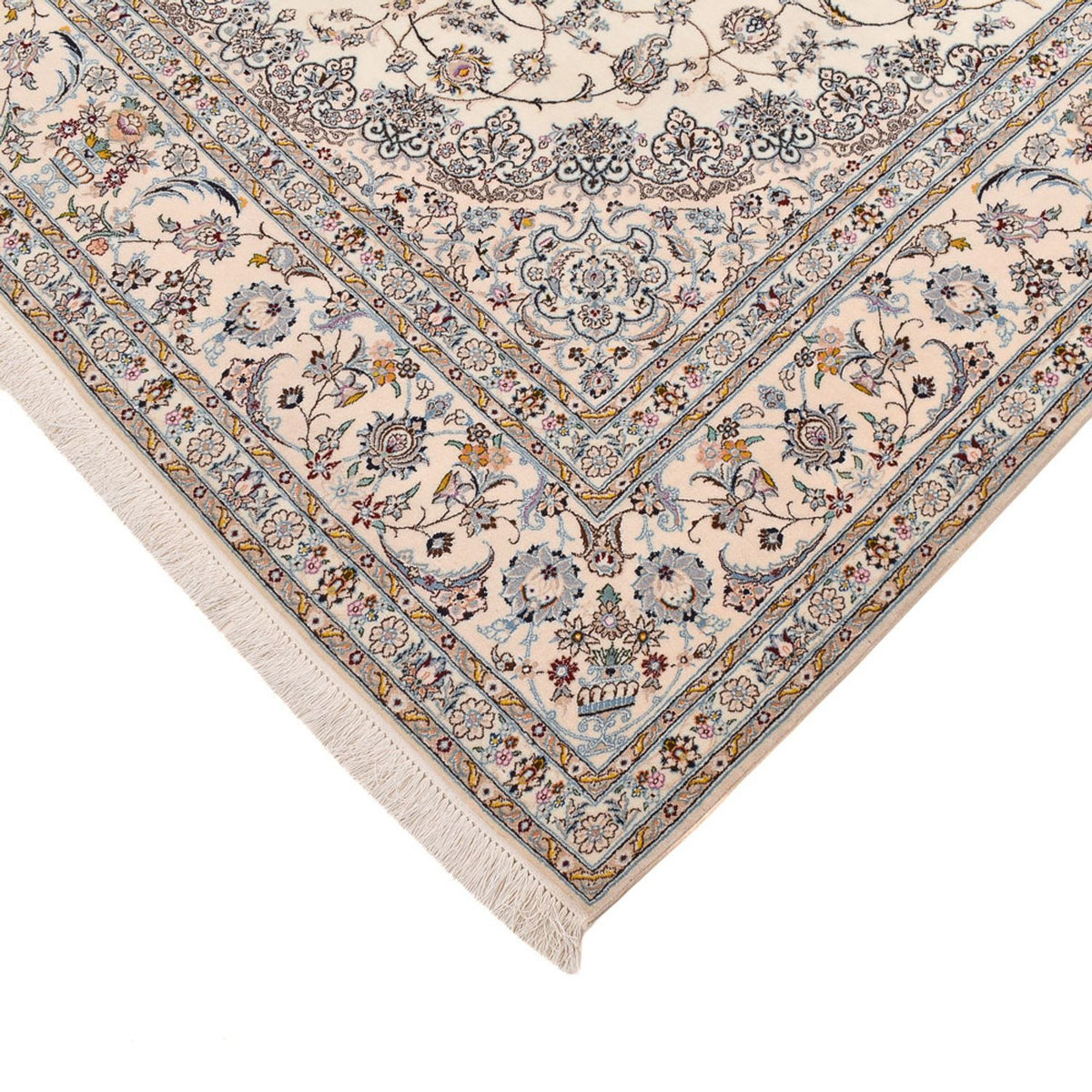 Tapis persan - Nain - Premium - 295 x 200 cm - crème