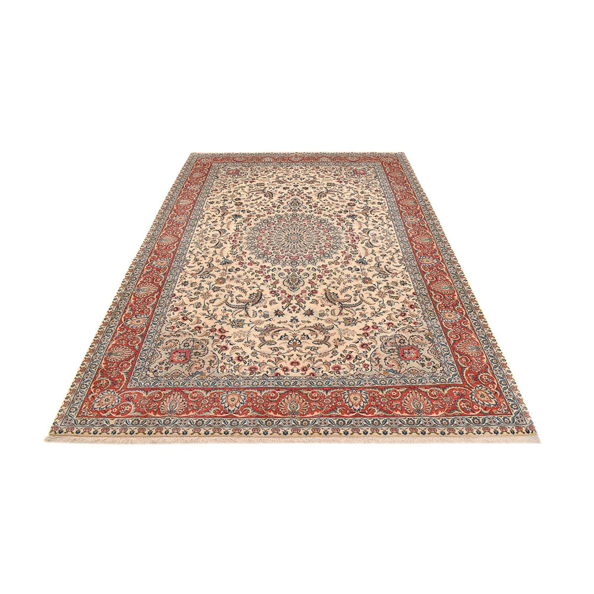 Tapis persan - Ghom - Royal - 308 x 204 cm - beige