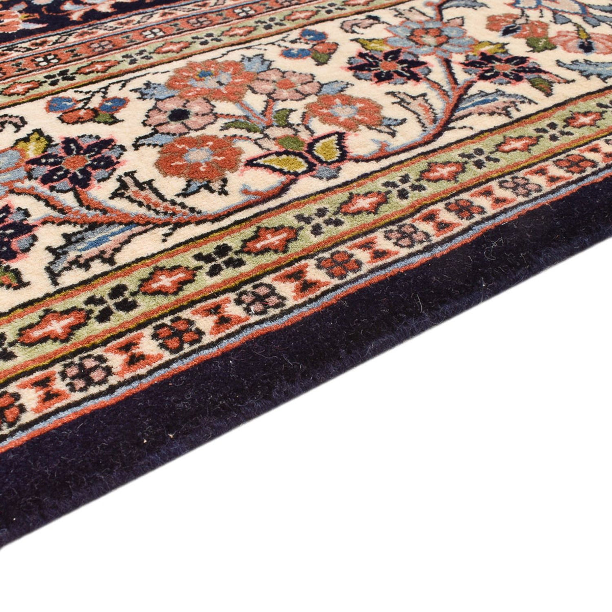 Tapis persan - Classique - 244 x 174 cm - bleu foncé