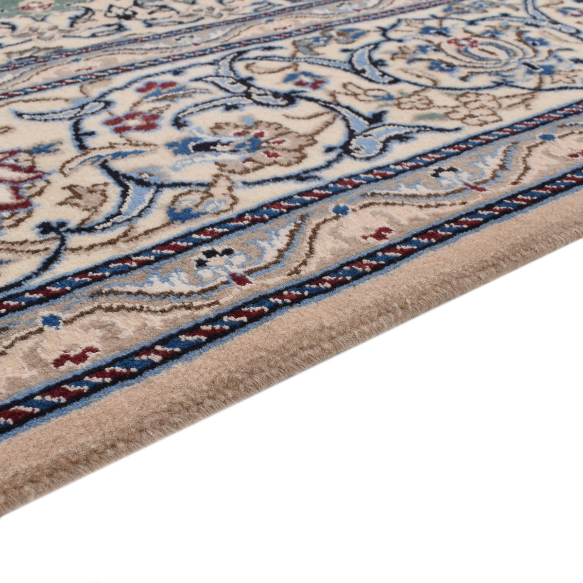 Tapis persan - Nain - Royal - 290 x 204 cm - vert