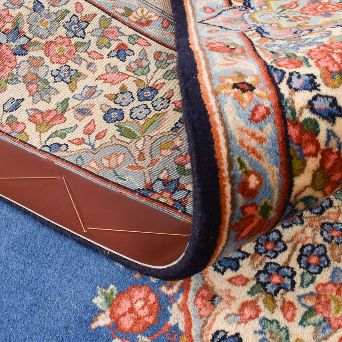 Tapis persan - Royal - 242 x 151 cm - bleu