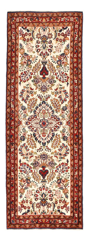 Tapis de couloir Tapis persan - Nomadic - 226 x 86 cm - beige