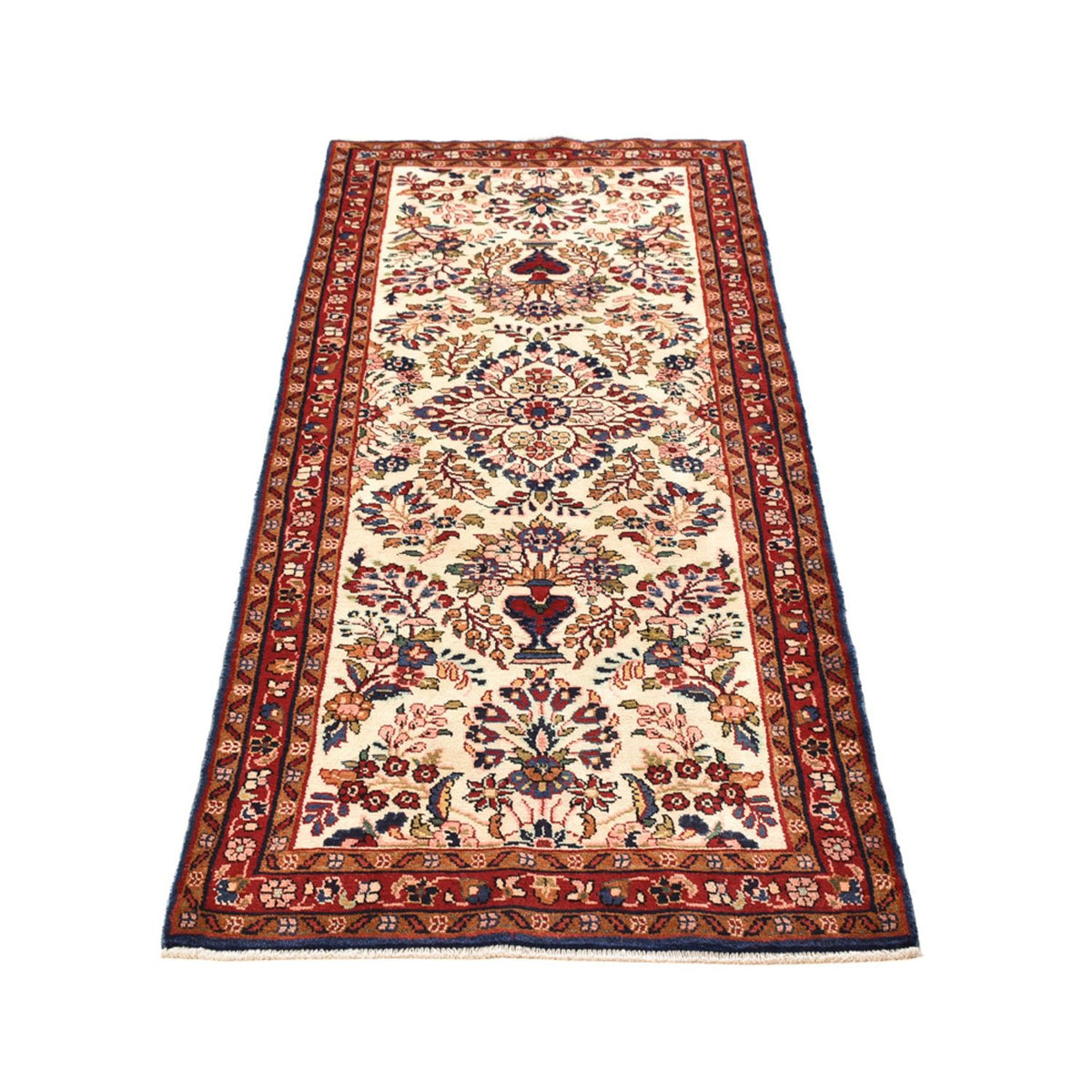 Tapis de couloir Tapis persan - Nomadic - 226 x 86 cm - beige