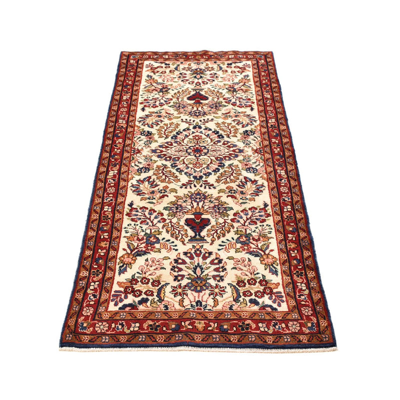 Tapis de couloir Tapis persan - Nomadic - 226 x 86 cm - beige