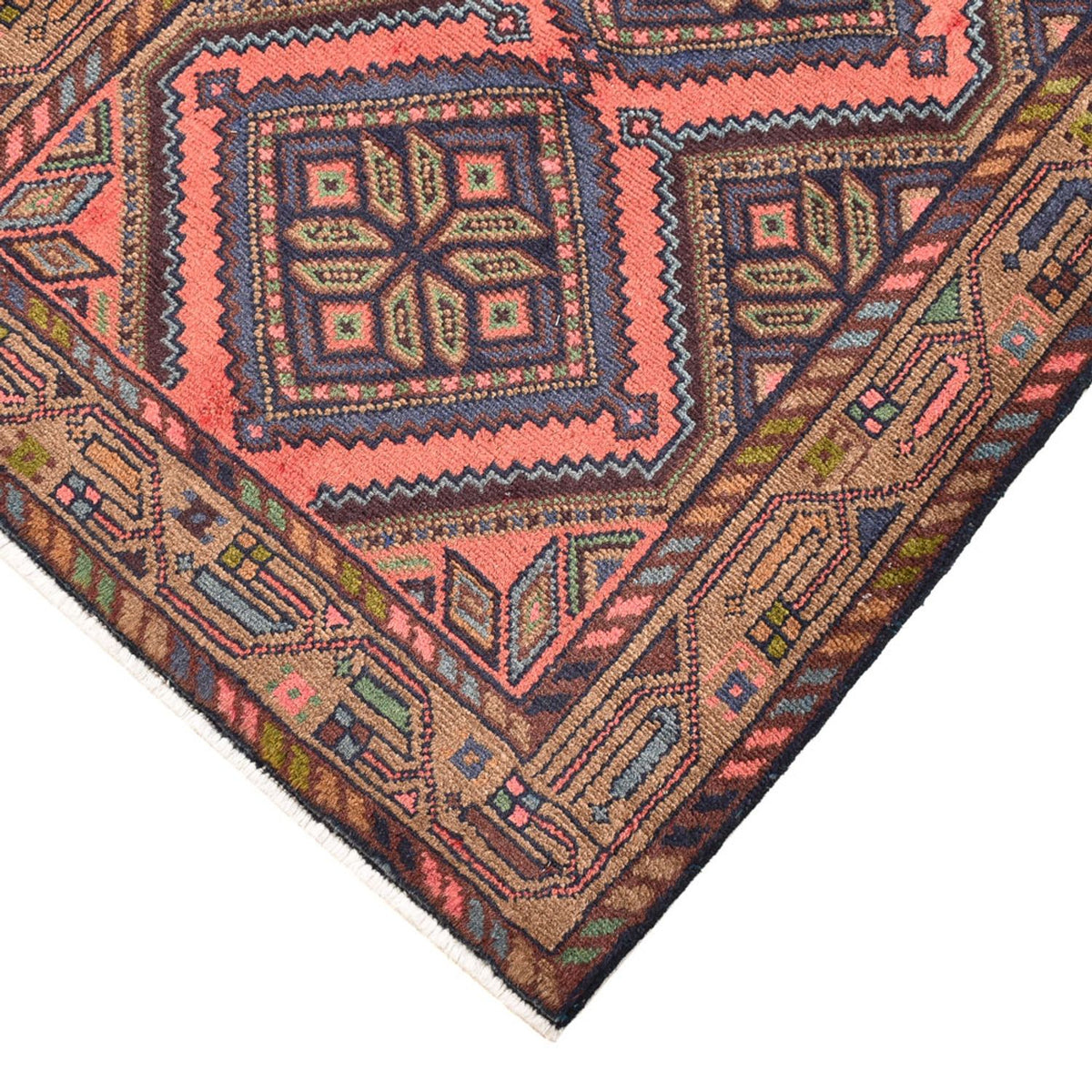 Tapis de couloir Tapis persan - Nomadic - 188 x 75 cm - beige foncé
