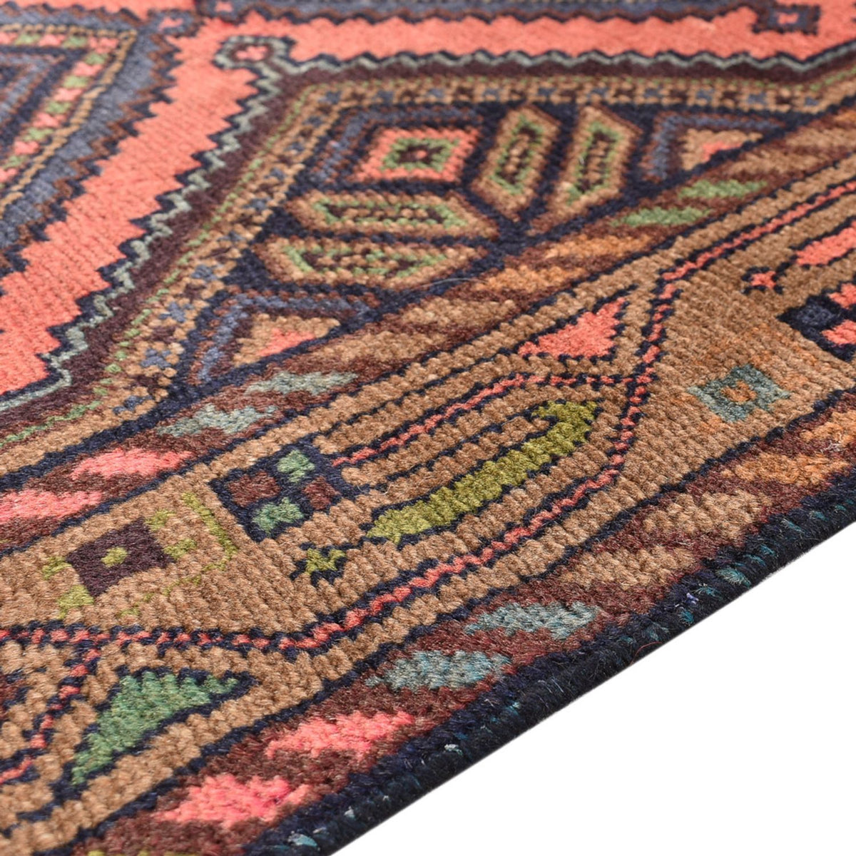 Tapis de couloir Tapis persan - Nomadic - 188 x 75 cm - beige foncé