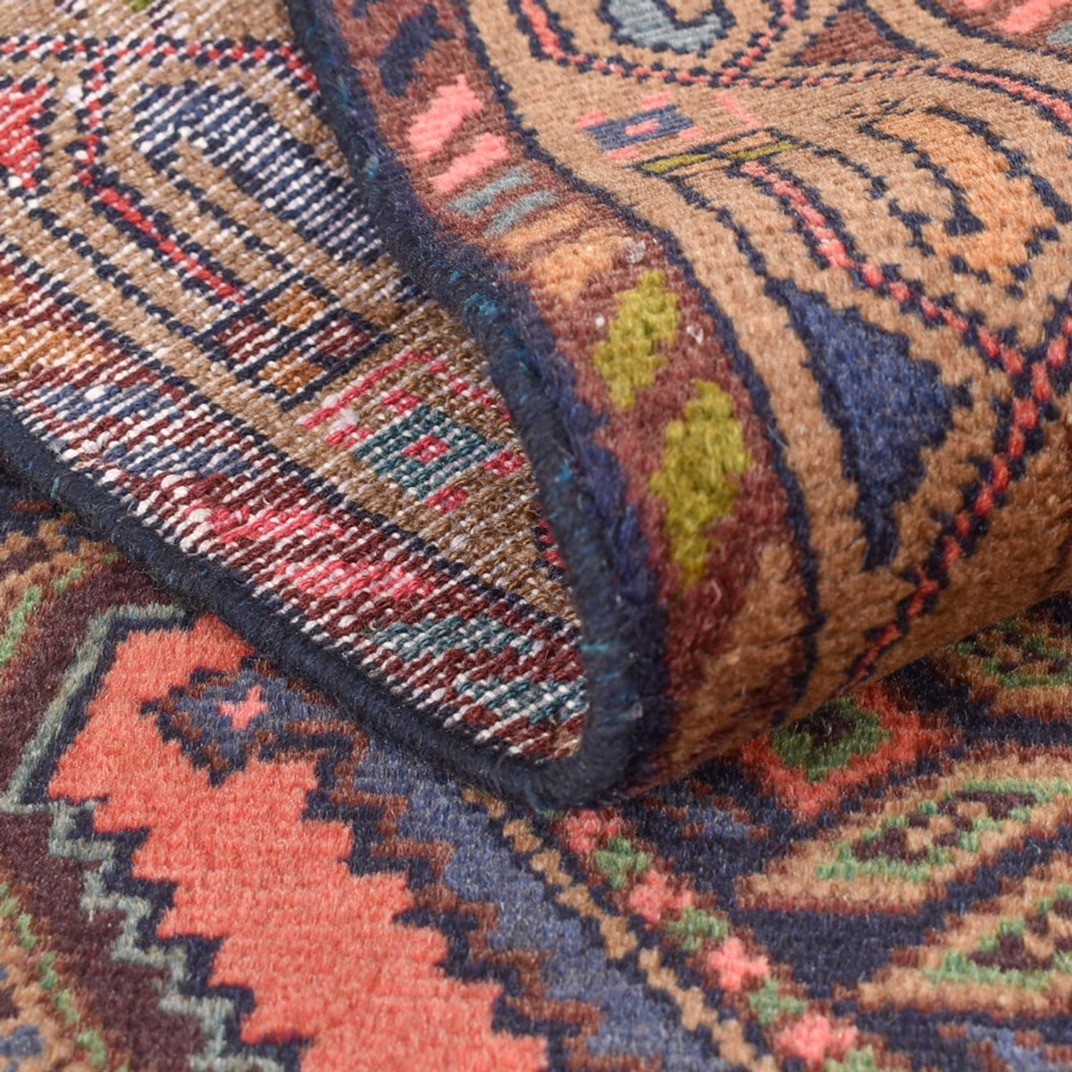 Tapis de couloir Tapis persan - Nomadic - 188 x 75 cm - beige foncé