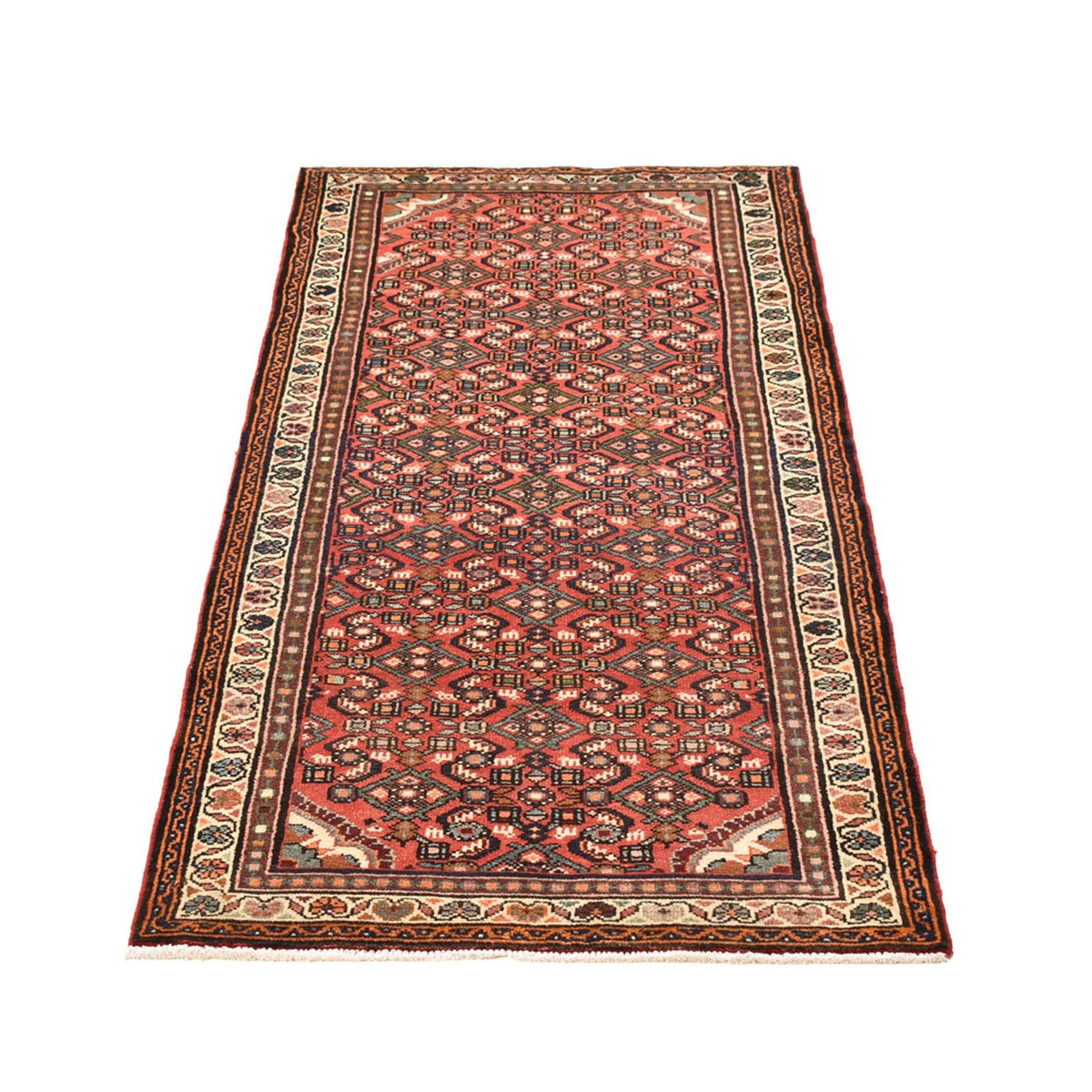 Tapis de couloir Tapis persan - Nomadic - 189 x 82 cm - rouge foncé