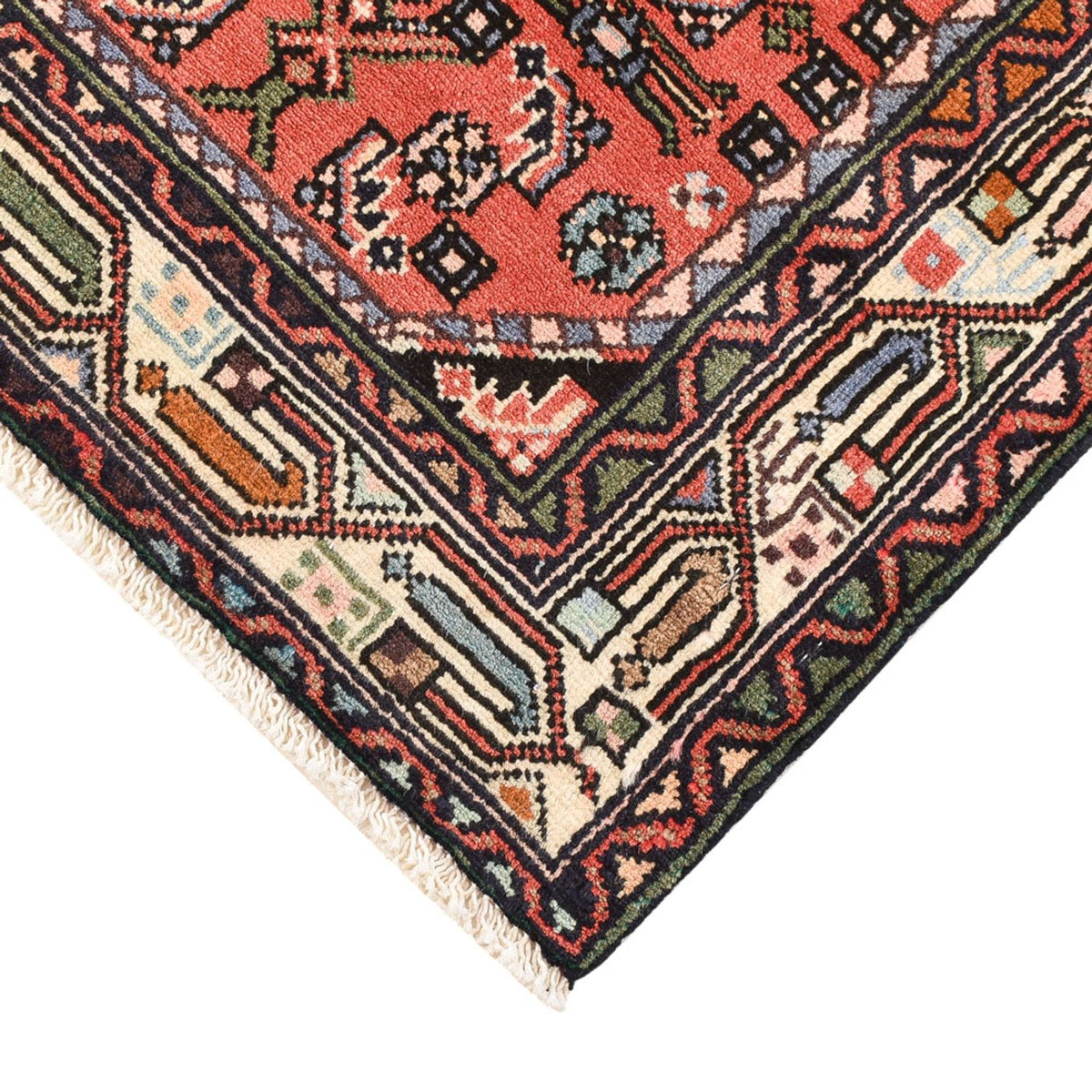 Tapis de couloir Tapis persan - Nomadic - 182 x 79 cm - rouge clair