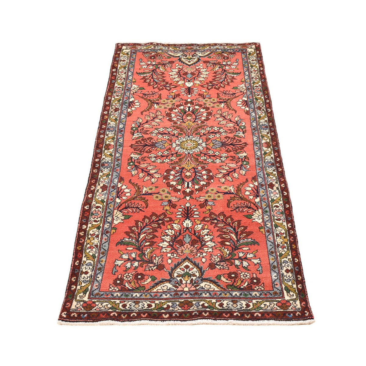 Tapis de couloir Tapis persan - Nomadic - 207 x 73 cm - rouge clair
