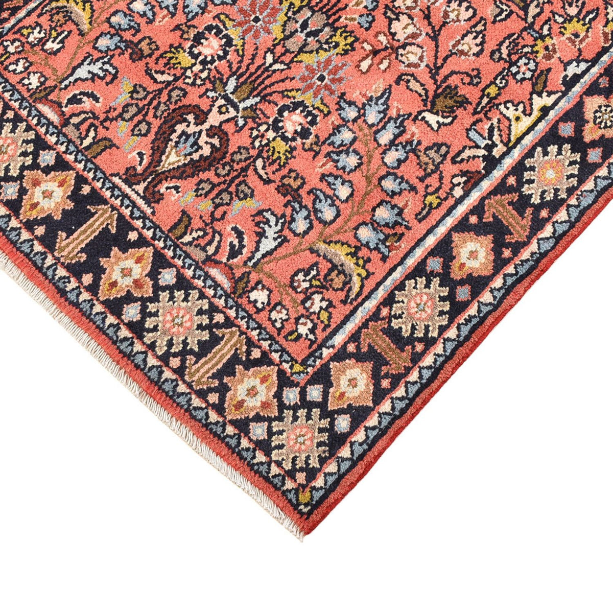Tapis de couloir Tapis persan - Nomadic - 222 x 77 cm - rouge clair