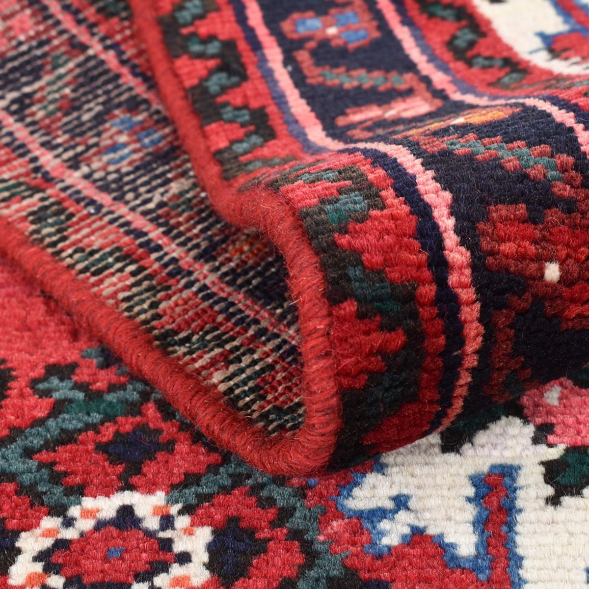 Tapis de couloir Tapis persan - Nomadic - 195 x 64 cm - rouge foncé
