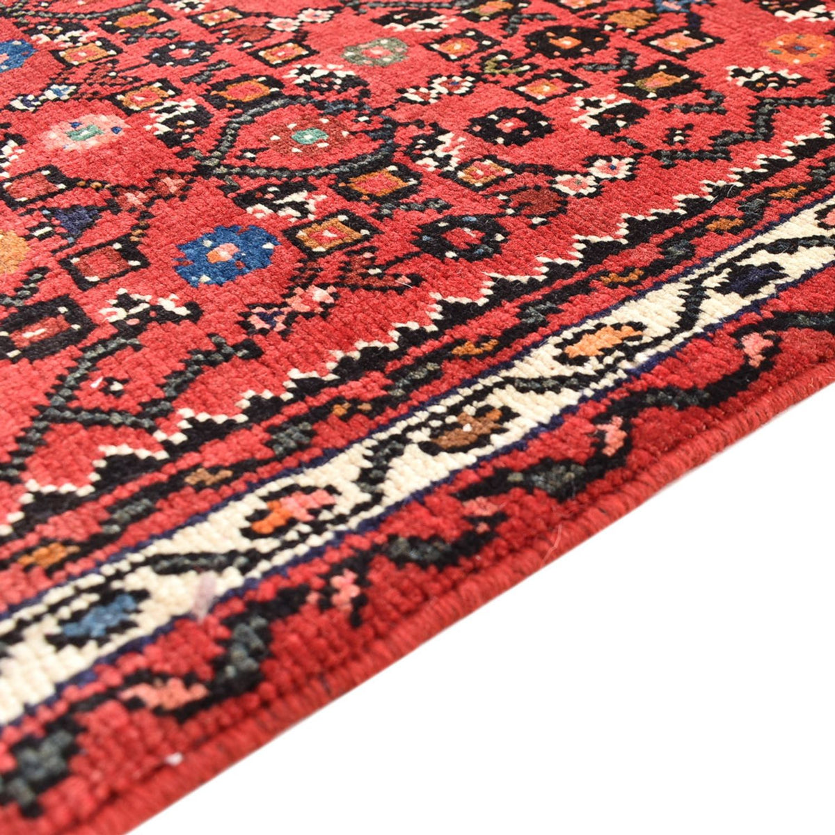 Tapis de couloir Tapis persan - Nomadic - 220 x 75 cm - rouge