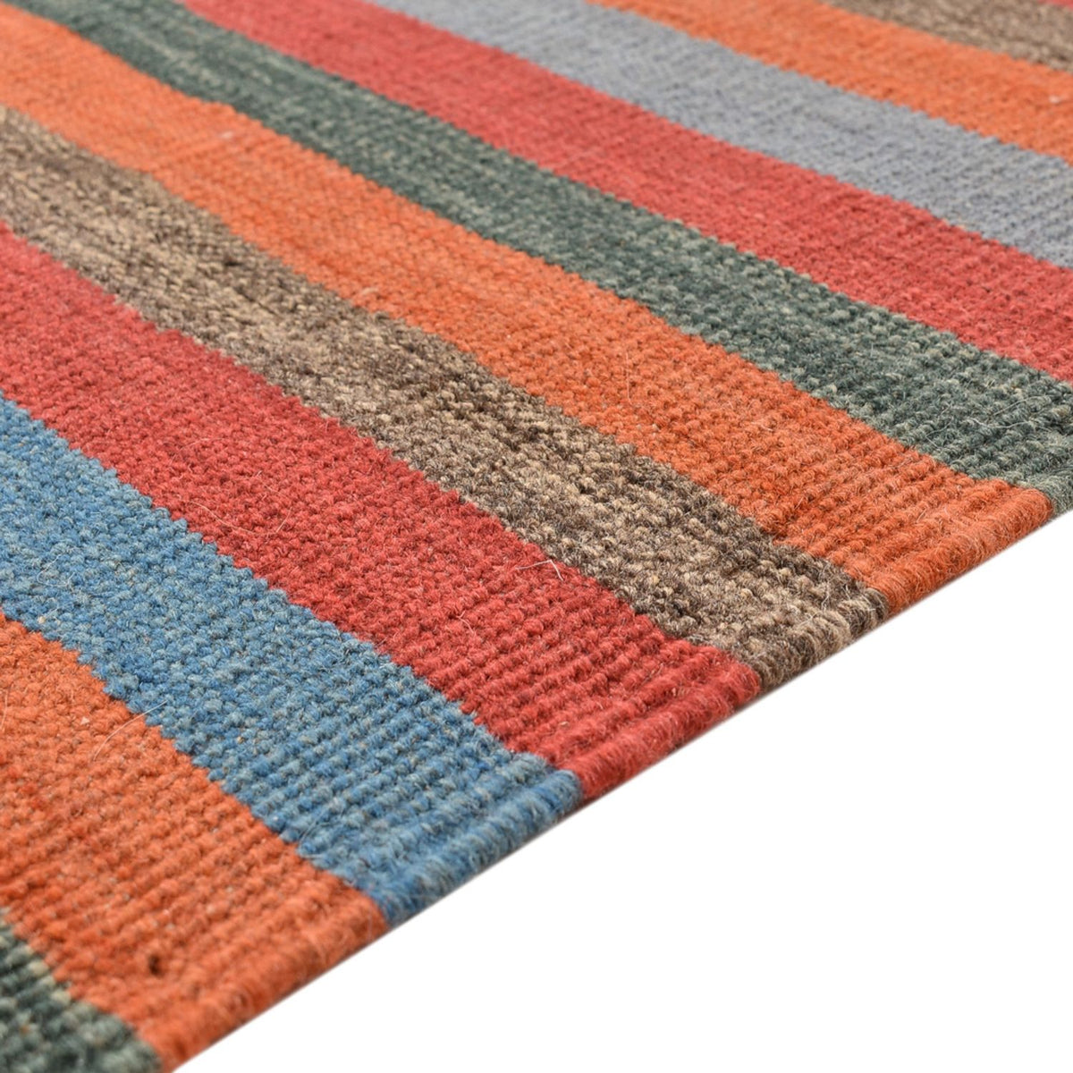 Tapis Kelim - Tendance - 200 x 146 cm - multicolore