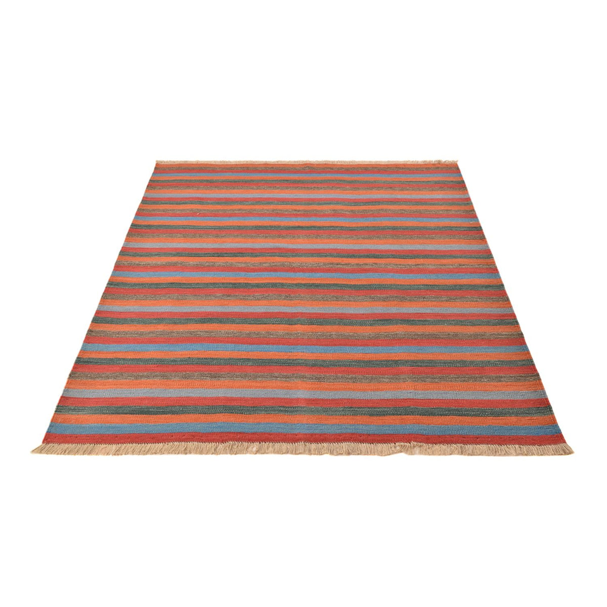 Tapis Kelim - Tendance - 200 x 146 cm - multicolore