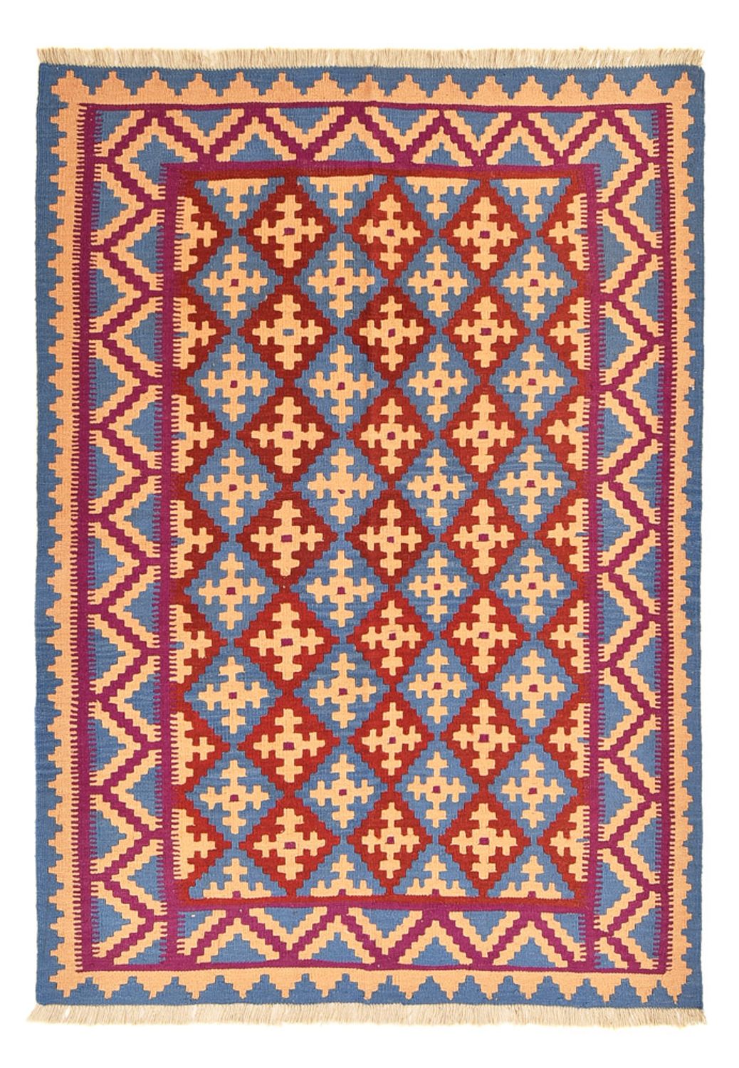 Tapis Kelim - Oriental - 208 x 150 cm - multicolore