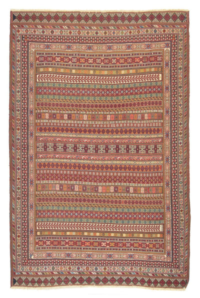 Afshar Sirjan Tapis 197x297cm - Tapis persan