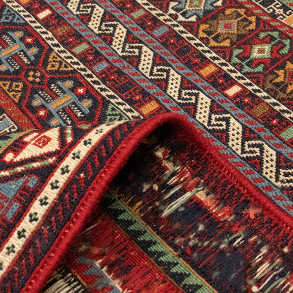 Tapis persan - Nomadic - 302 x 199 cm - multicolore