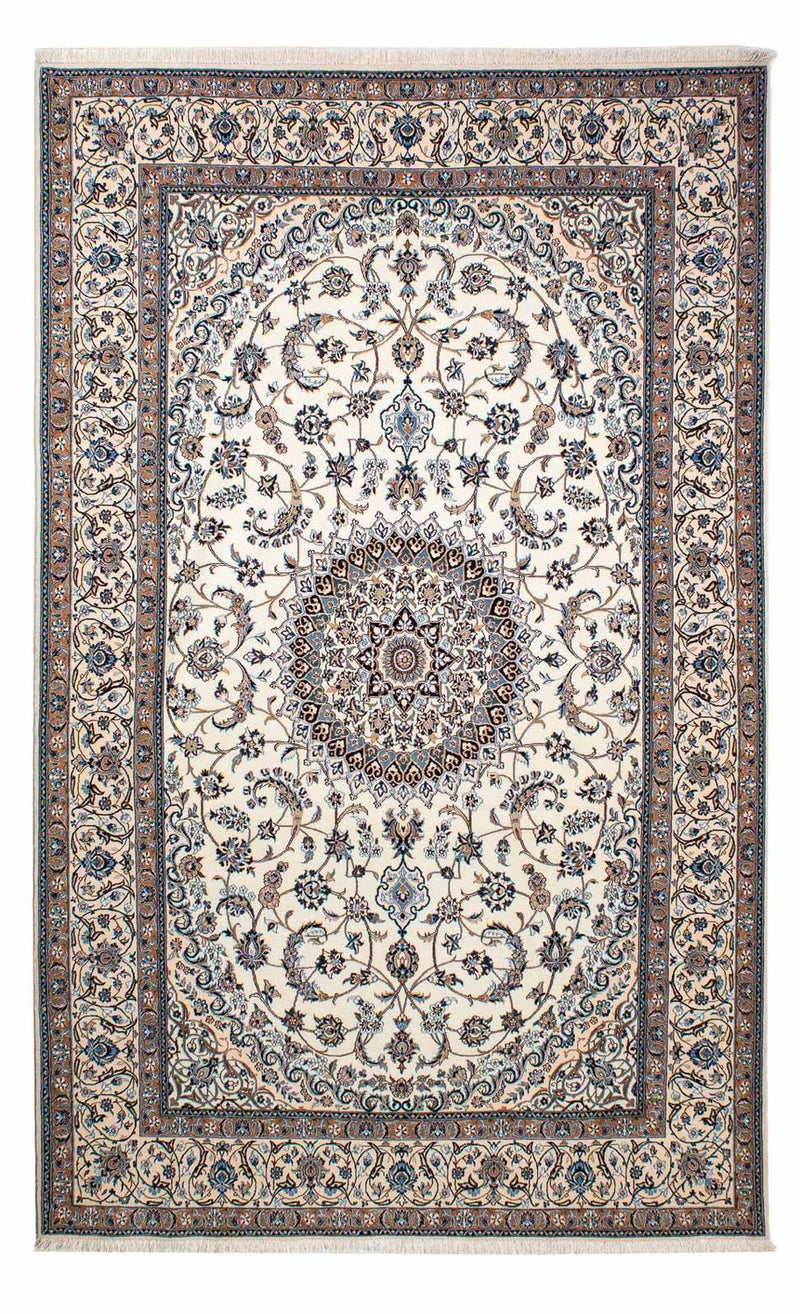 Tapis persan - Nain - Premium - 252 x 157 cm - beige