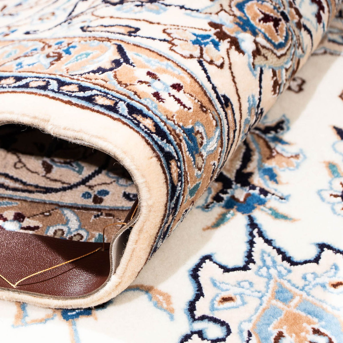 Tapis persan - Nain - Premium - 252 x 157 cm - beige