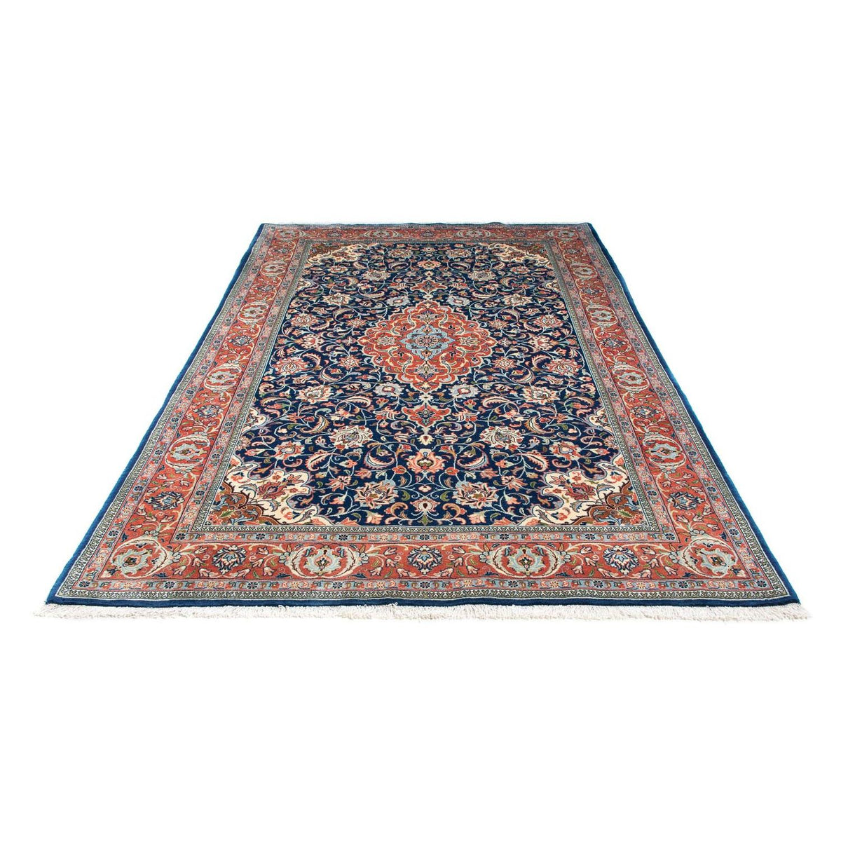 Tapis persan - Royal - 280 x 177 cm - bleu foncé