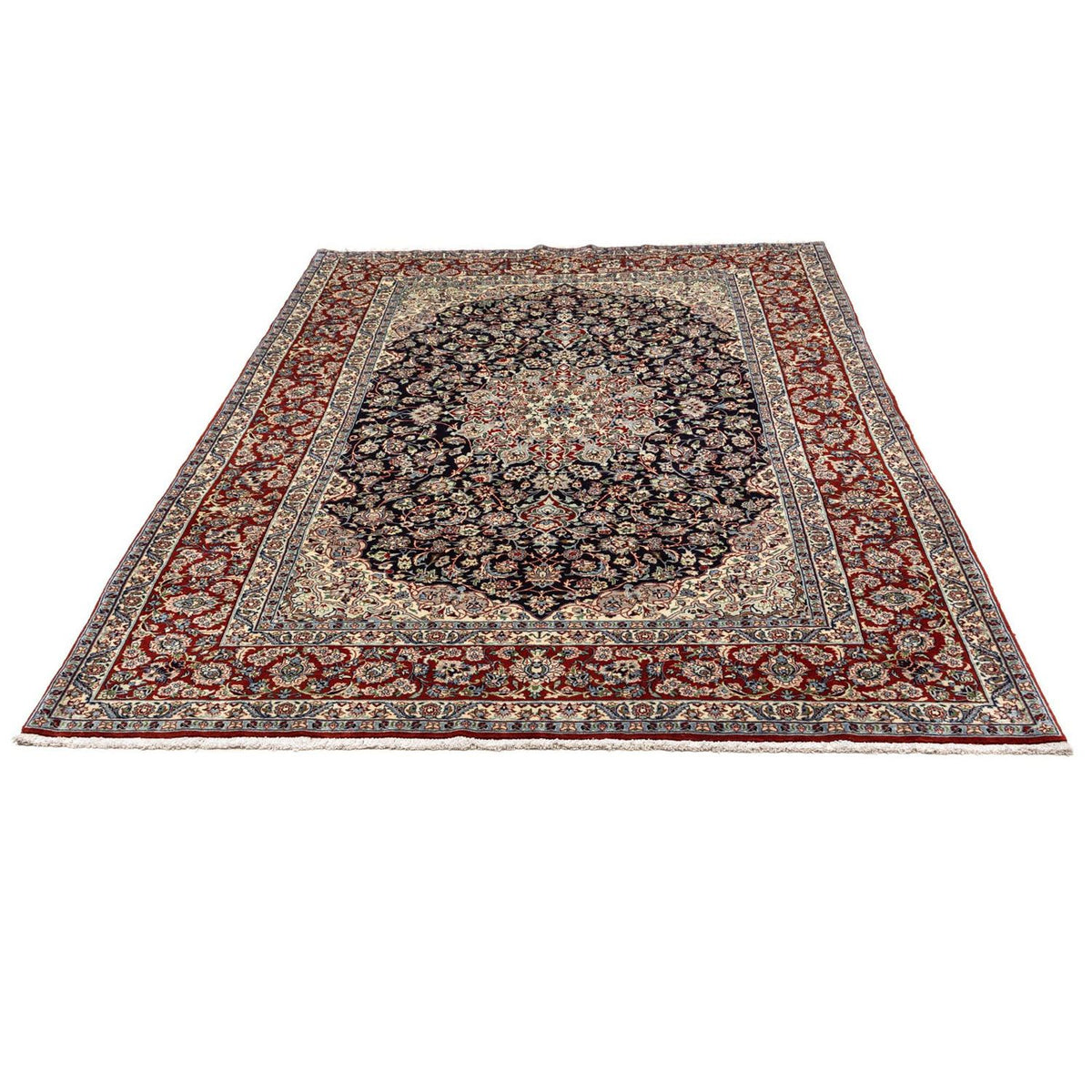 Tapis persan - Royal - 325 x 217 cm - bleu foncé