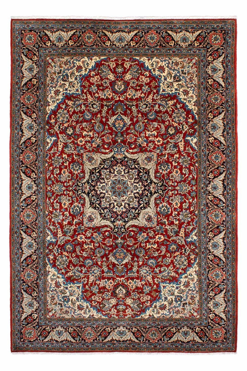 Tapis persan - Keshan - 300 x 205 cm - rouge foncé