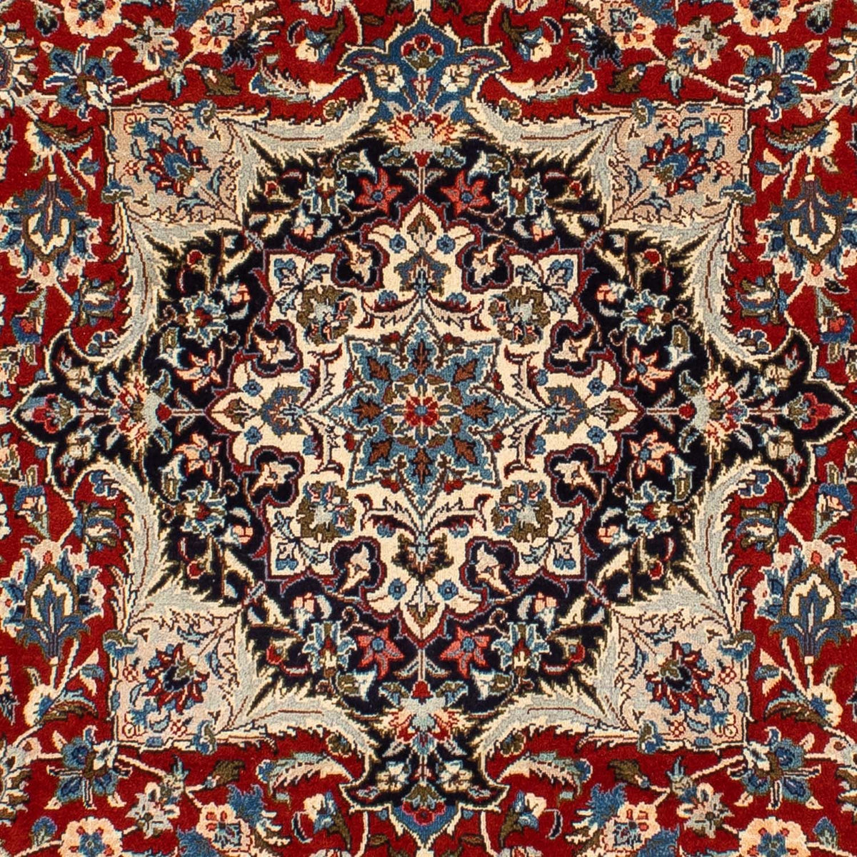 Tapis persan - Keshan - 300 x 205 cm - rouge foncé