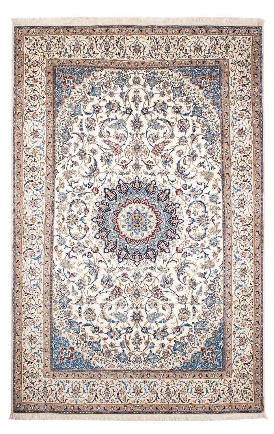 Tapis persan - Nain - Premium - 263 x 172 cm - beige