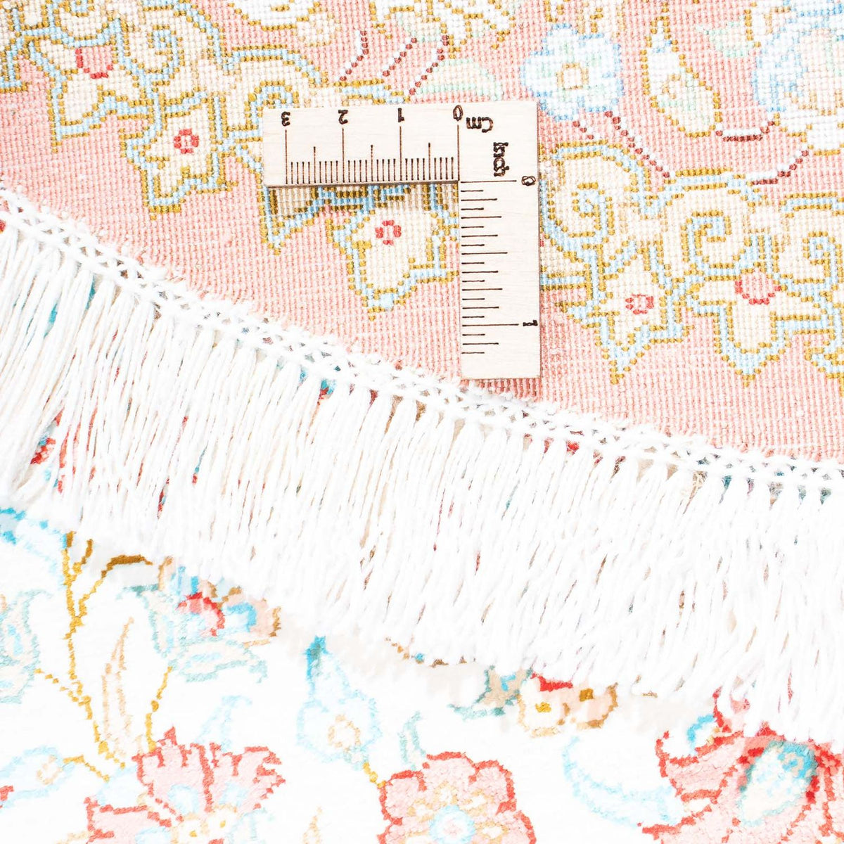 Tapis persan - Ghom ovale  - 120 x 76 cm - beige