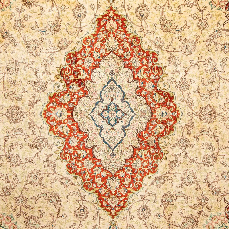 Tapis persan - Ghom - 312 x 198 cm - rouge