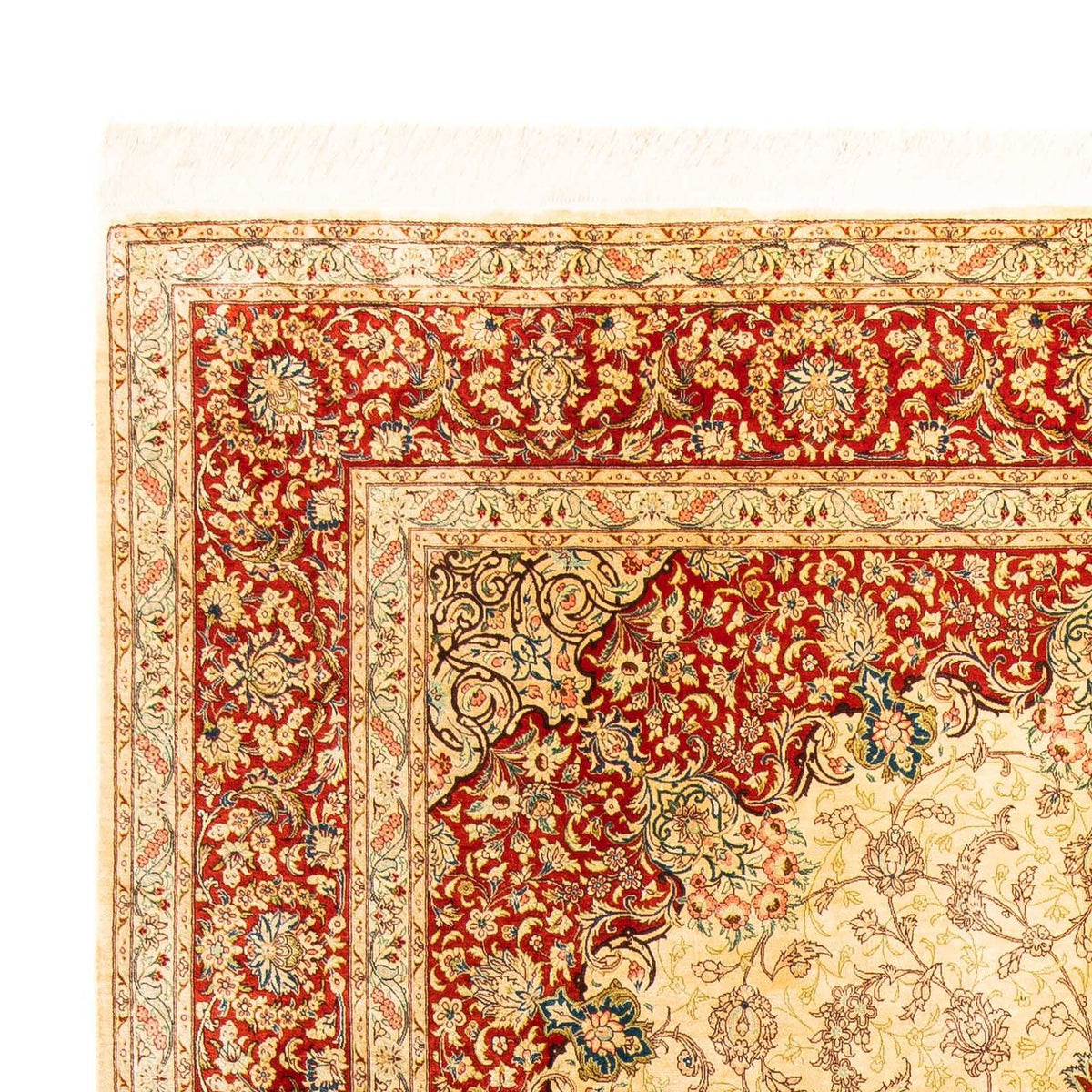 Tapis persan - Ghom - 312 x 198 cm - rouge
