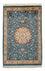Tapis persan - Ghom - 94 x 58 cm - bleu