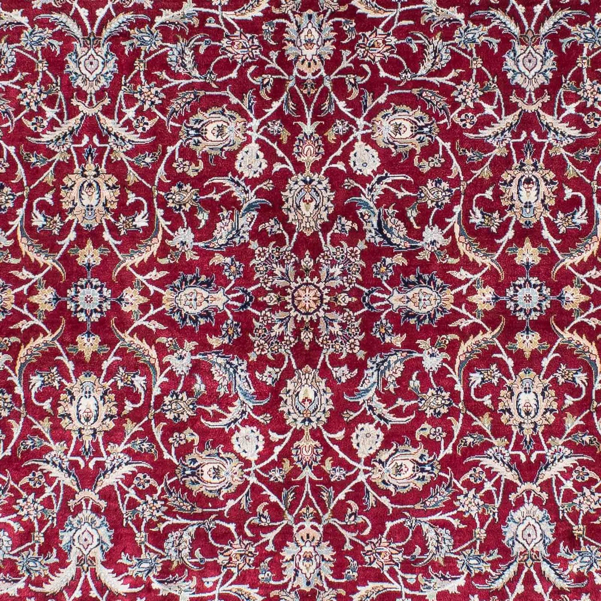 Tapis oriental - Hereke - 246 x 170 cm - rouge foncé