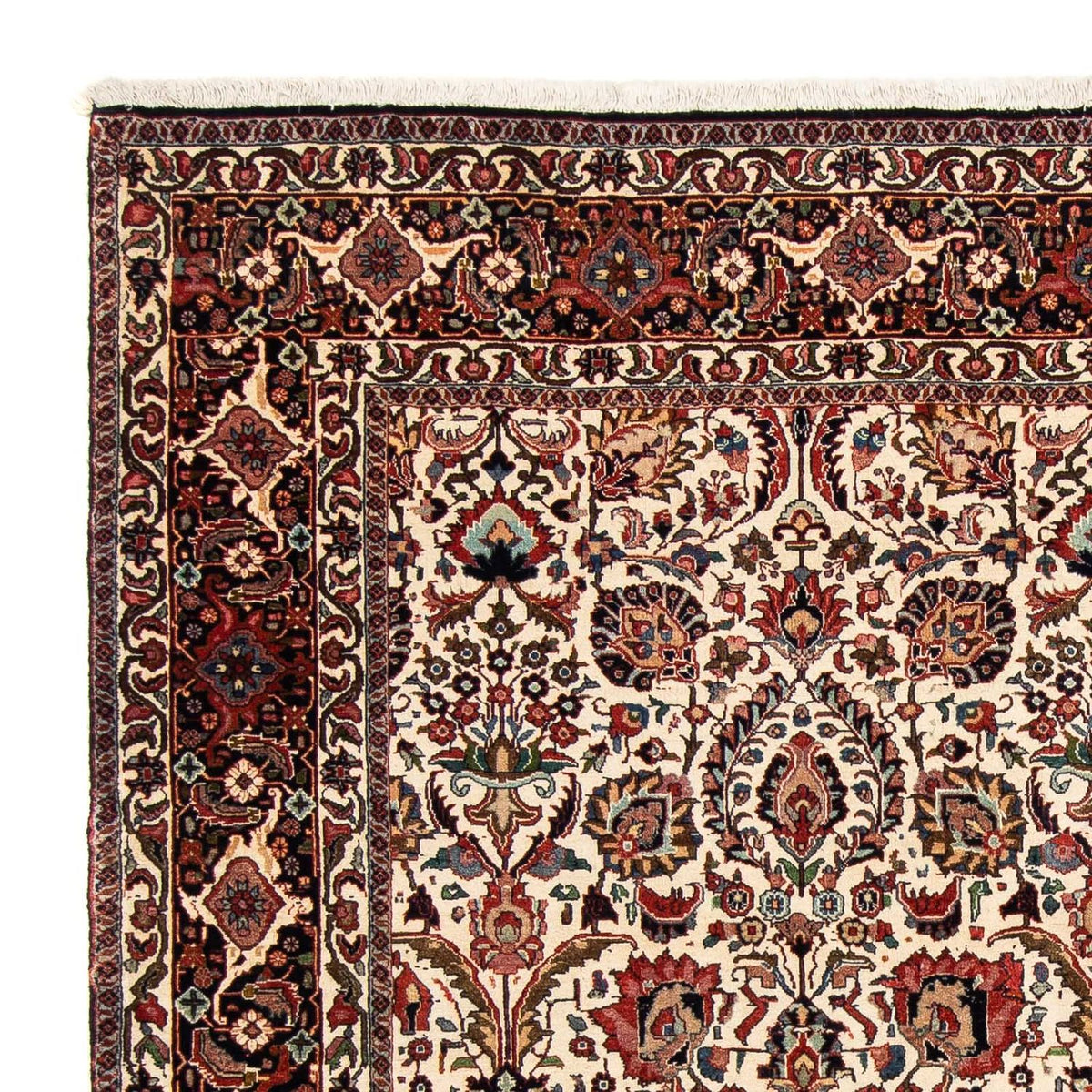 Tapis persan - Bidjar carré  - 202 x 197 cm - multicolore