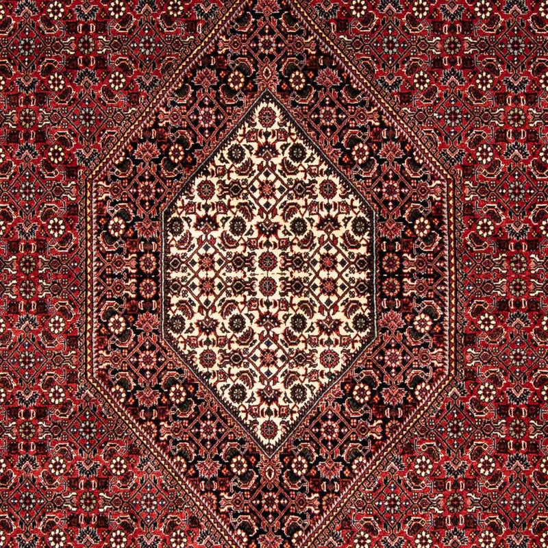 Tapis persan - Bidjar - 240 x 166 cm - rouge foncé